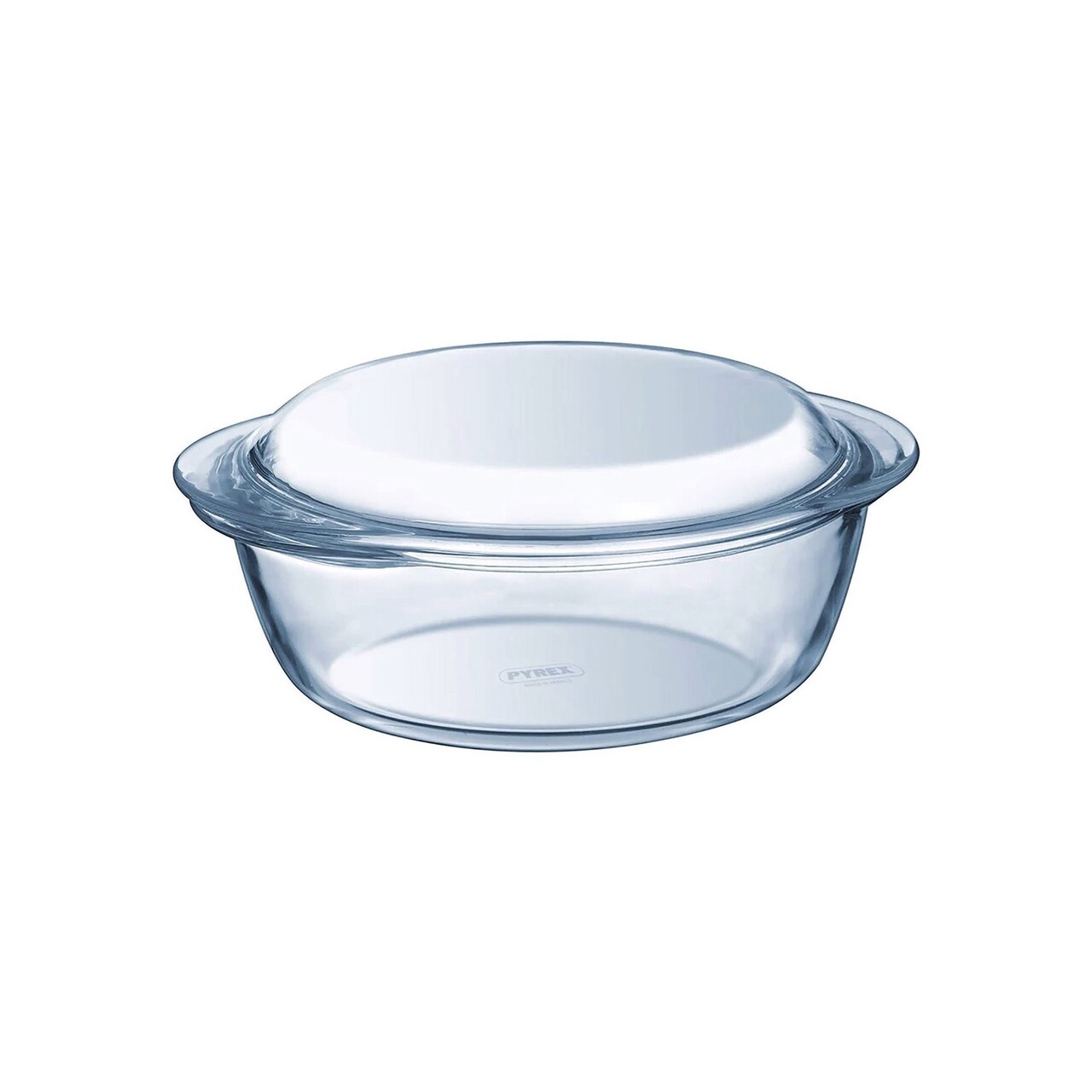Vas rotund, din sticla termorezistenta, 1,6L + 0,5L, "4 in 1" - Pyrex - imagine 3